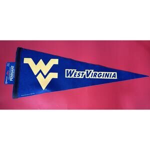 West Virginia Mountaineers Pennant 12"X30" NCAA Felt Flag Dorm Wall Wincraft